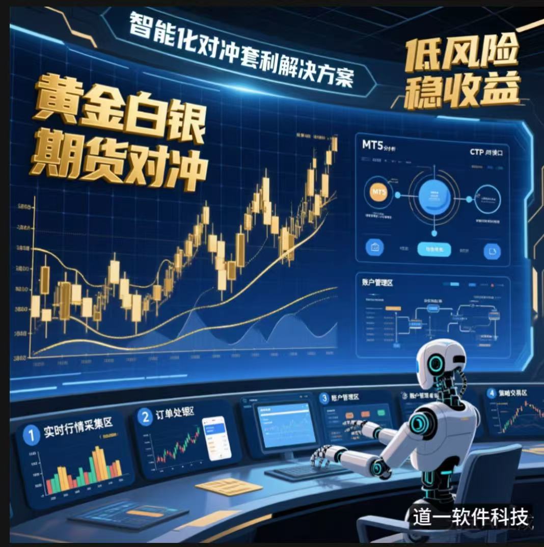 DY期货量化工具对冲套利原理示意图